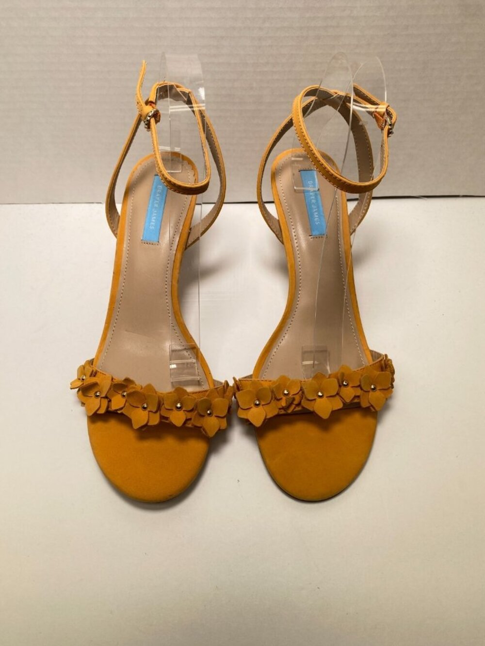 Draper James Alice Women's Floral Heeled Orange Sandal Sz 10